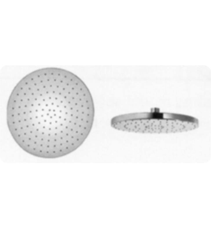 Chrome Rain Shower Head with Arm and Flange J752905