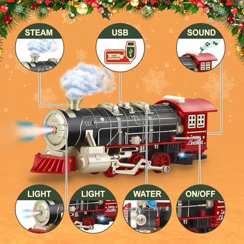 Remote Control Electric Train Set with Tracks D265915