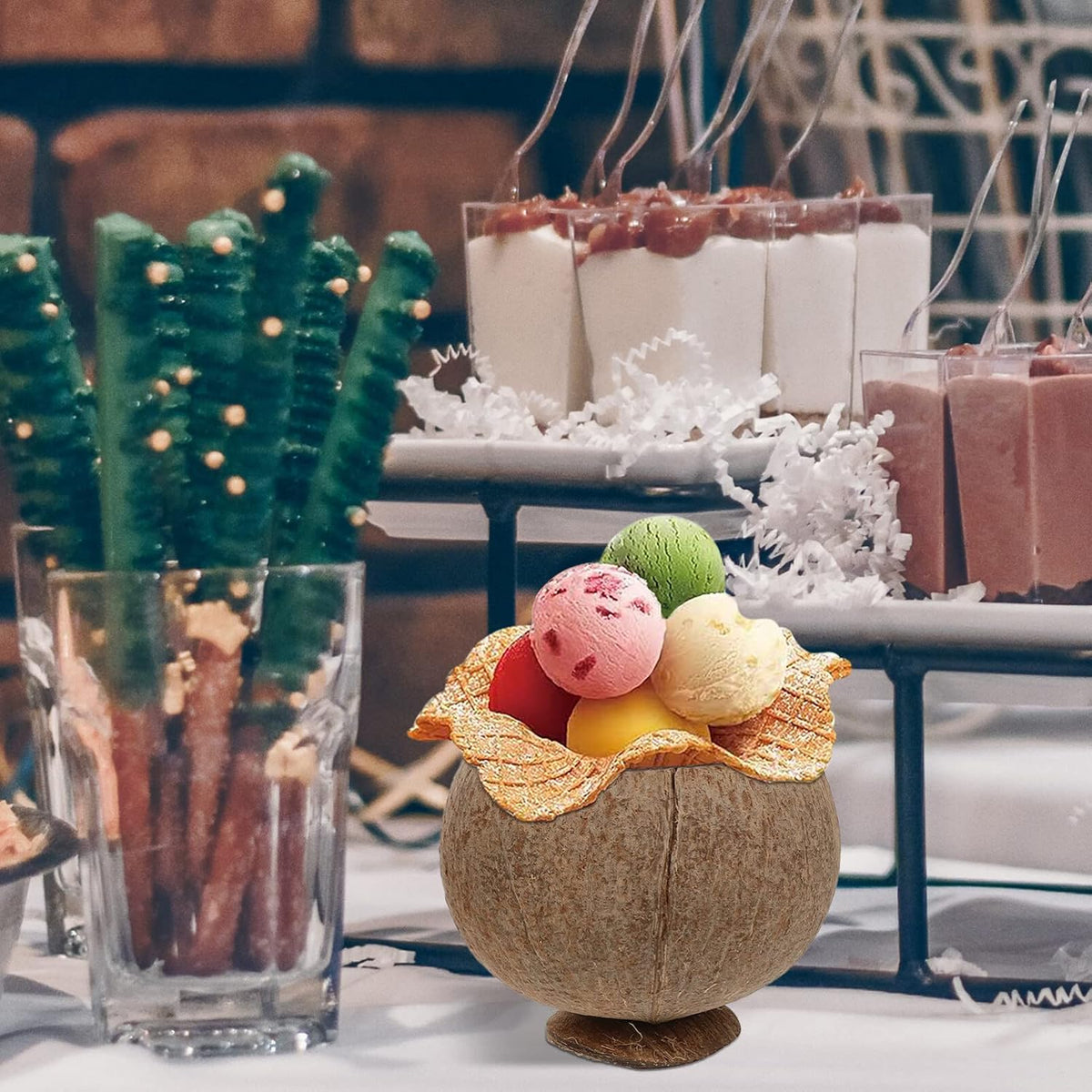 Natural Coconut Shell Cups N455