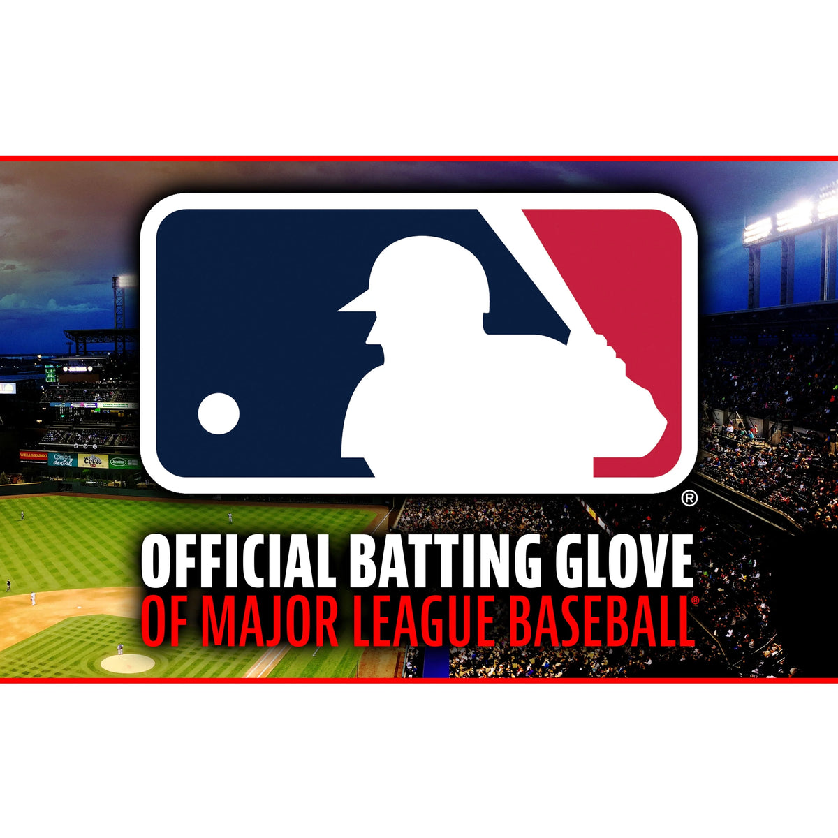 Black/Gold Baseball Batting Gloves X875