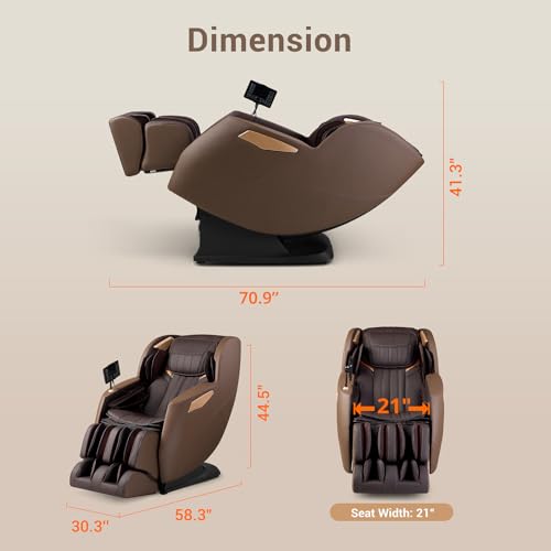 Grey Full Body Massage Recliner Chair with Heat C382