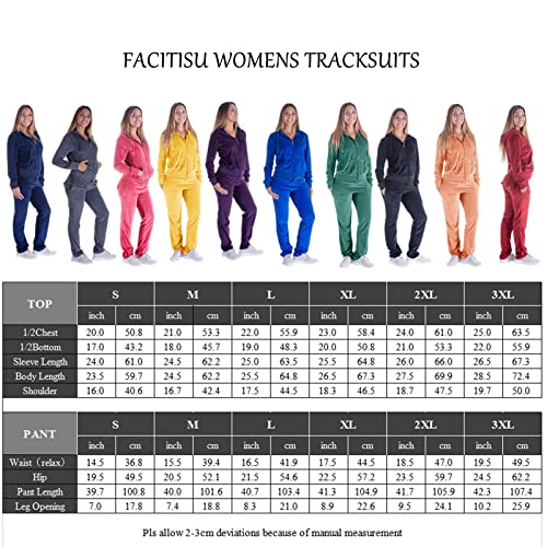 Velour 2 Piece Tracksuit Set A870