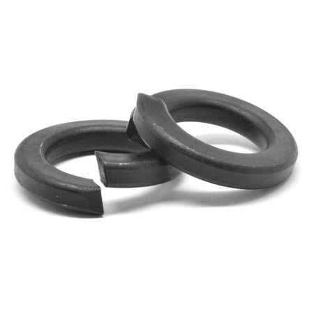 7/16 inch Regular Split Lockwasher Medium Carbon Steel Black Oxide N430