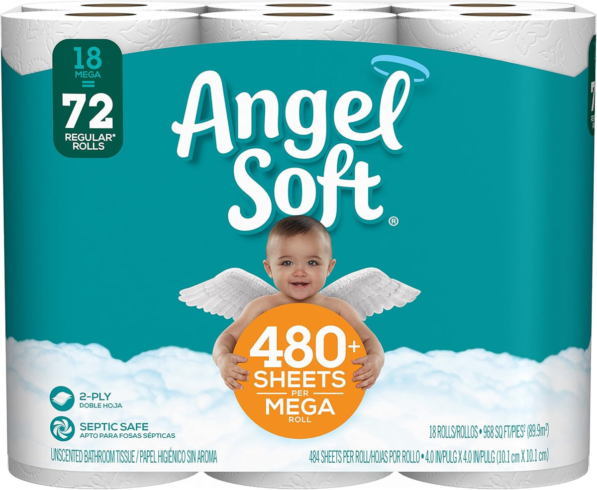 18 Mega Rolls Toilet Paper H297