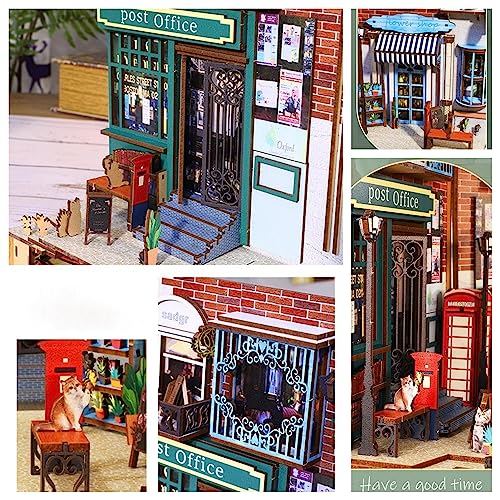DIY Book Nook Miniature Kit, 3D Wooden Puzzle Booknook X9772