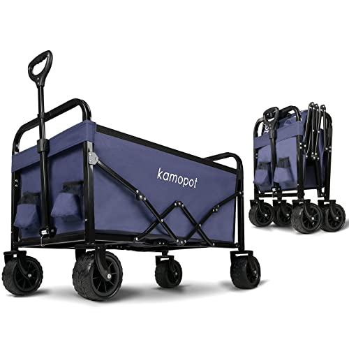 Collapsible Wagon Cart with Cupholders (Black) S517063
