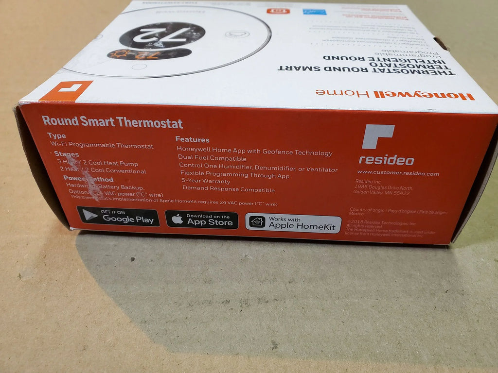 SMART ROUND WIFI PROGRAMMABLE THERMOSTAT R484