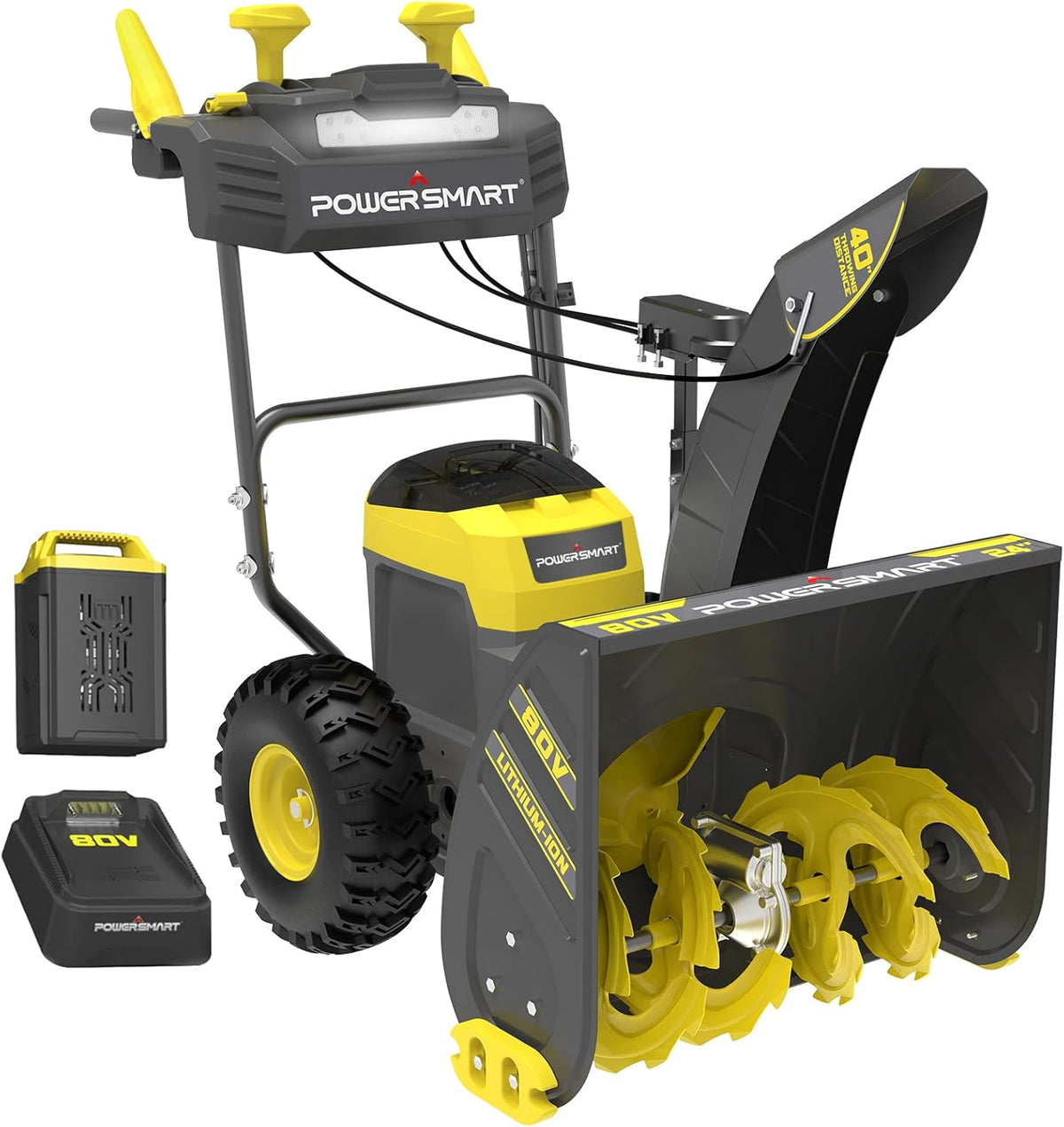 24-inch 212cc Gas 2-Stage Snow Blower with Electric Start M598