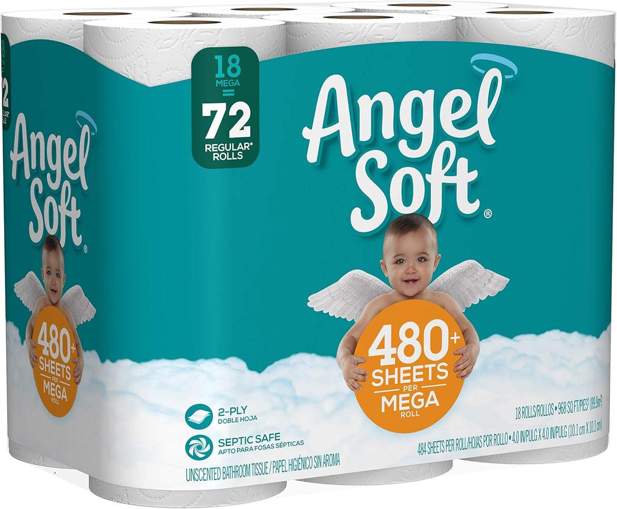 18 Mega Rolls Toilet Paper H297