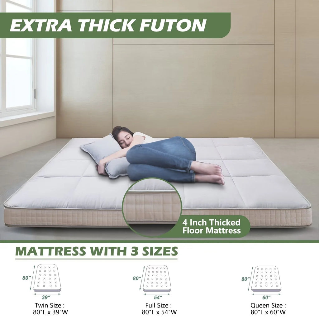 Folding Floor Mattress Twin Size Z746