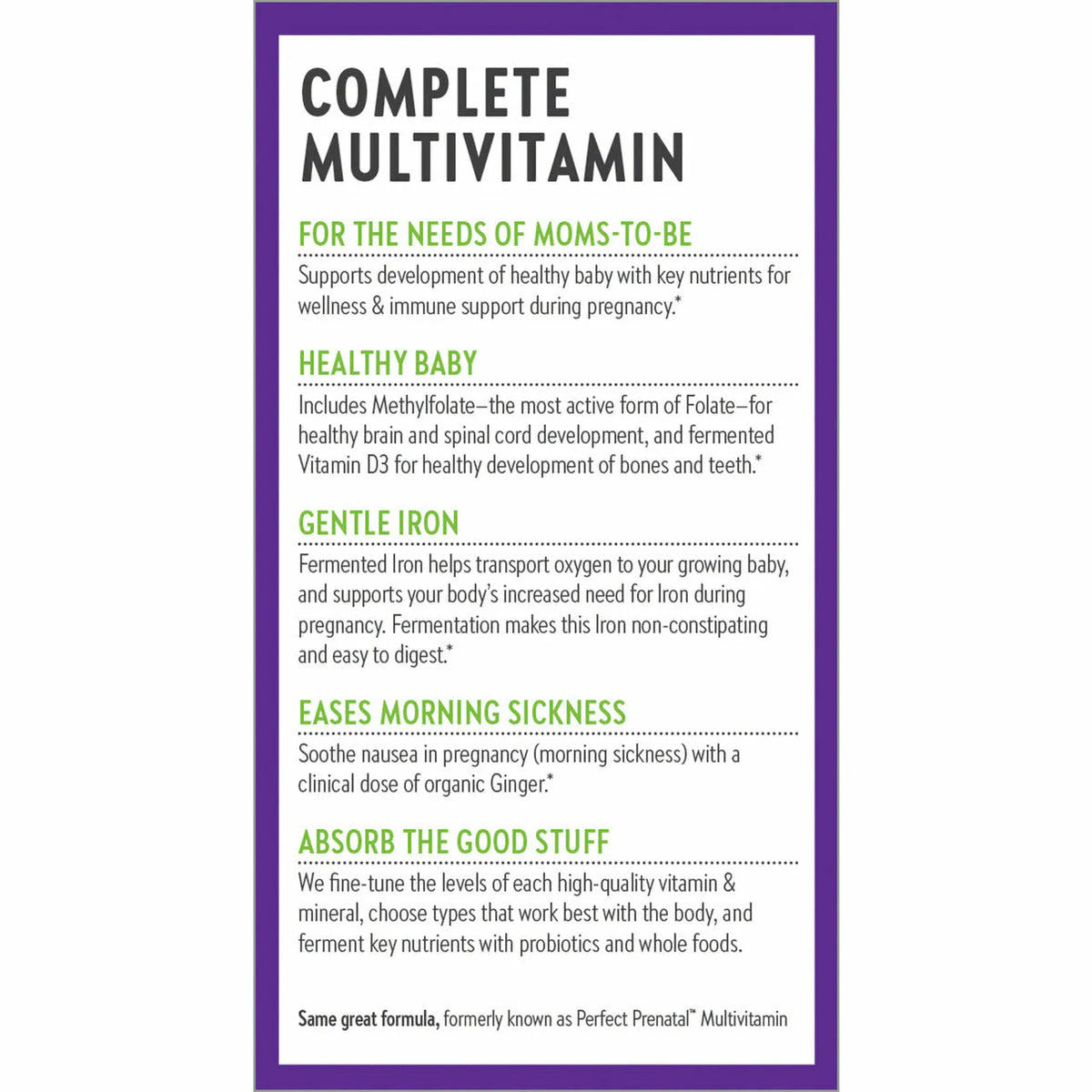 Prenatal Multivitamin I10015