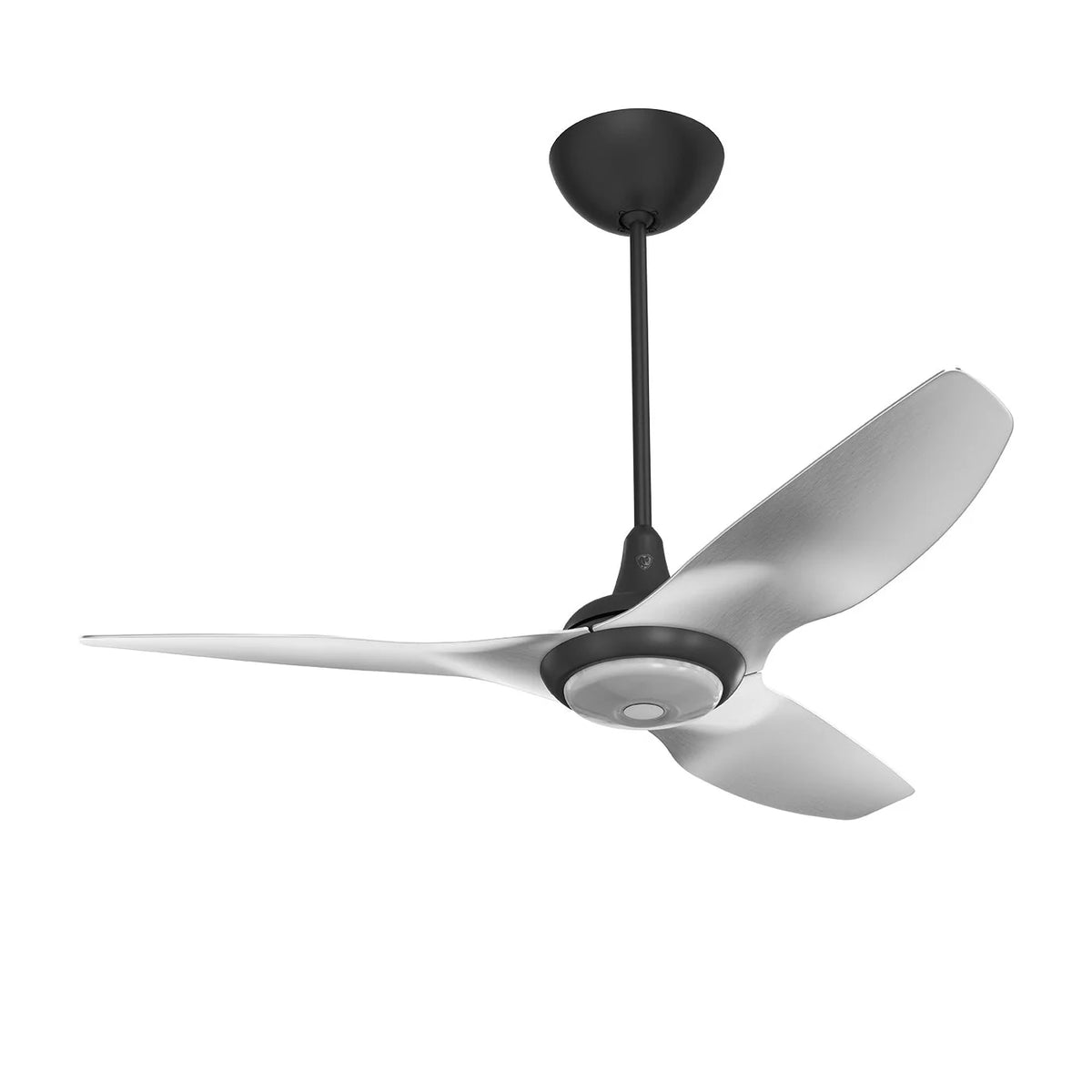 52 Ceiling Fan with Brushed Aluminum Blades and Black Finish R576577