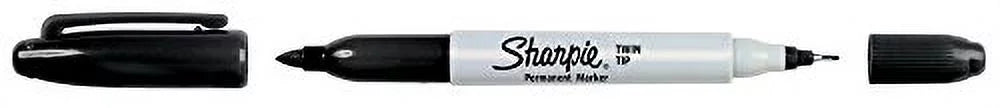 Black 12 Count Fine and Ultra Fine Permanent Markers A153824