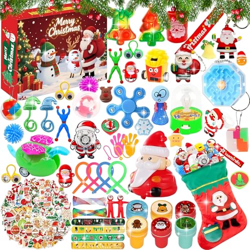 80PCS Christmas Fidget Toys Advent Calendar 2025 W9710