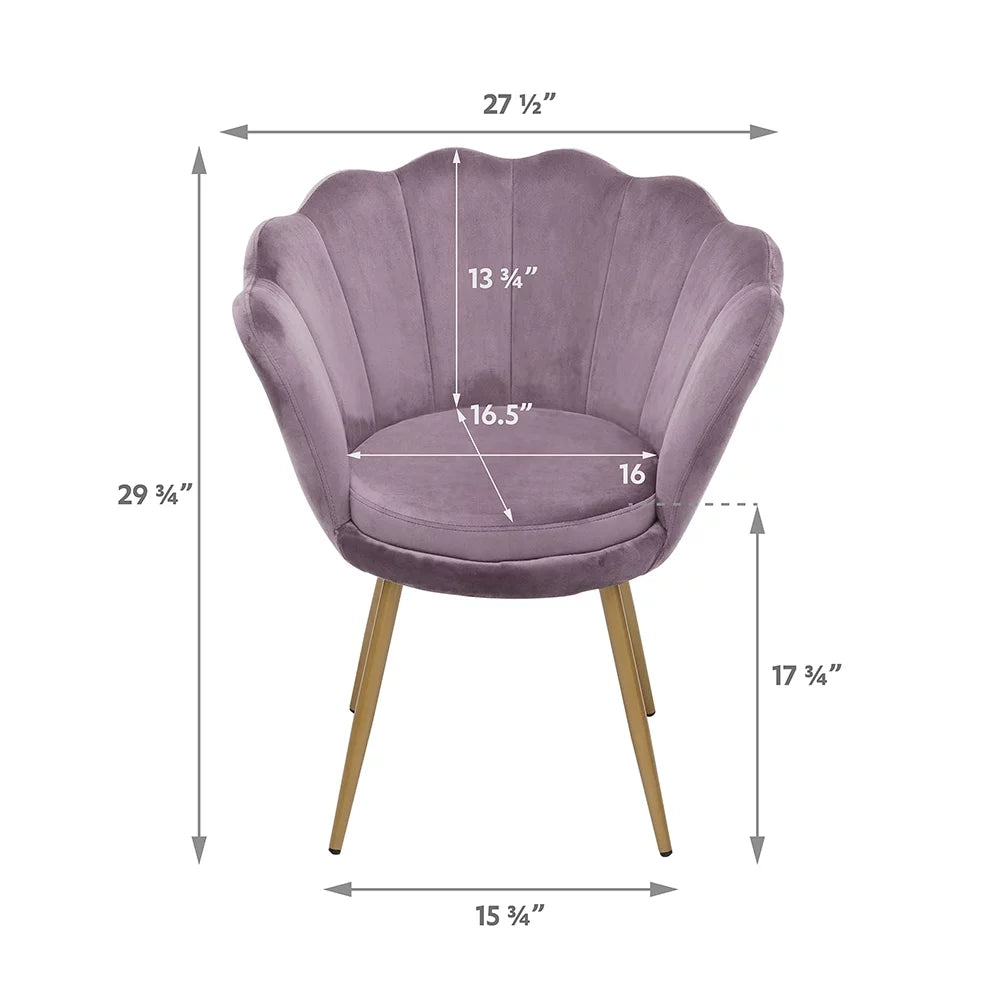 Velvet Barrel Chair T76608