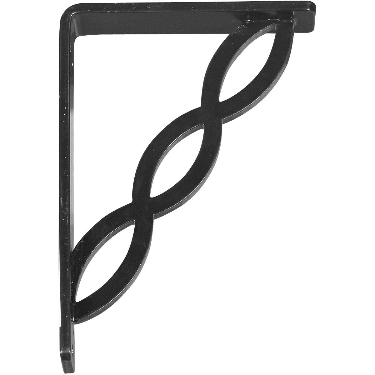 Wrought Iron Bracket Antiqued Silver U902503