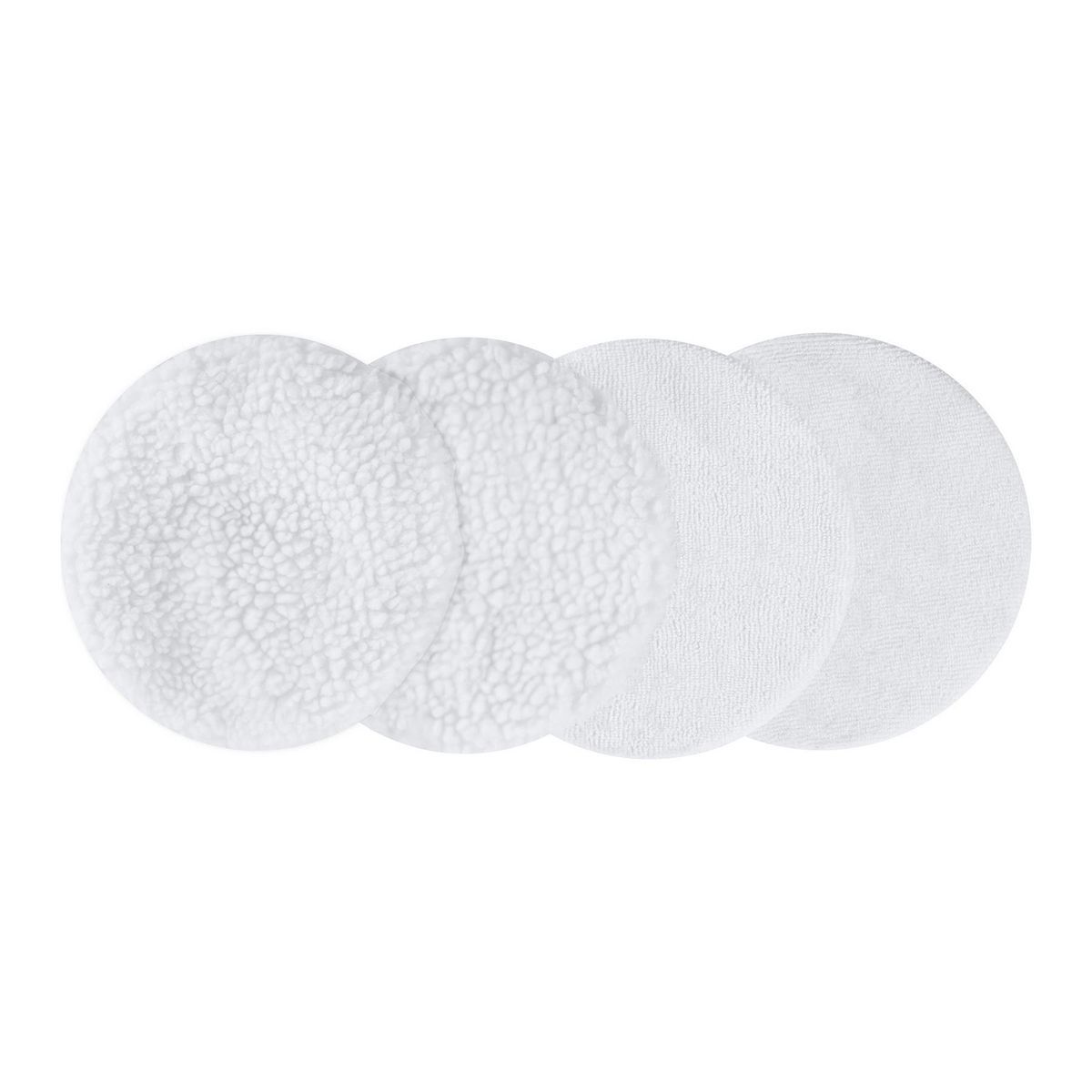Microfiber and Fleece Polishing Bonnets, 4-Pack O86627