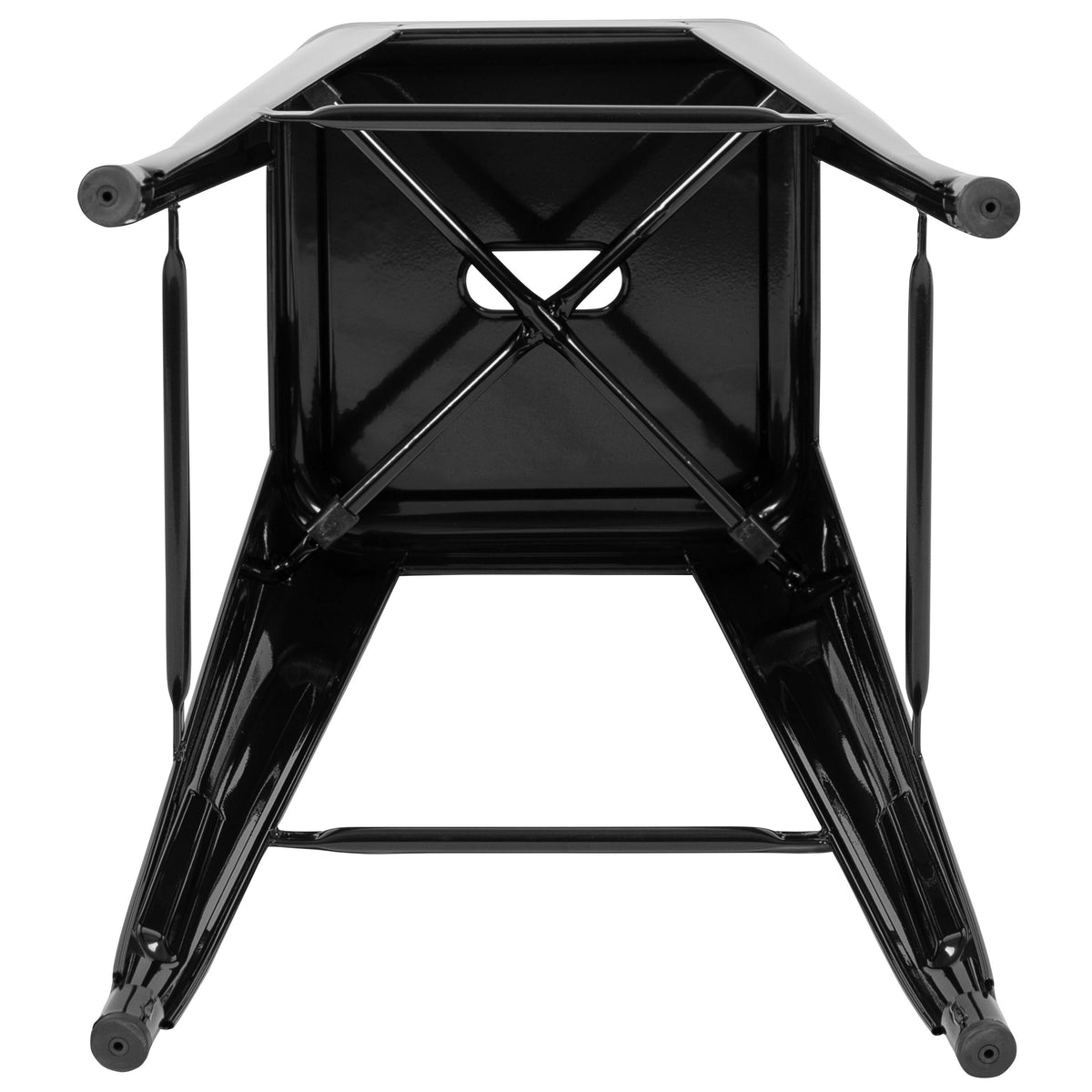 4 Pack 30x22 High Metal Stackable Bar Stool G1425