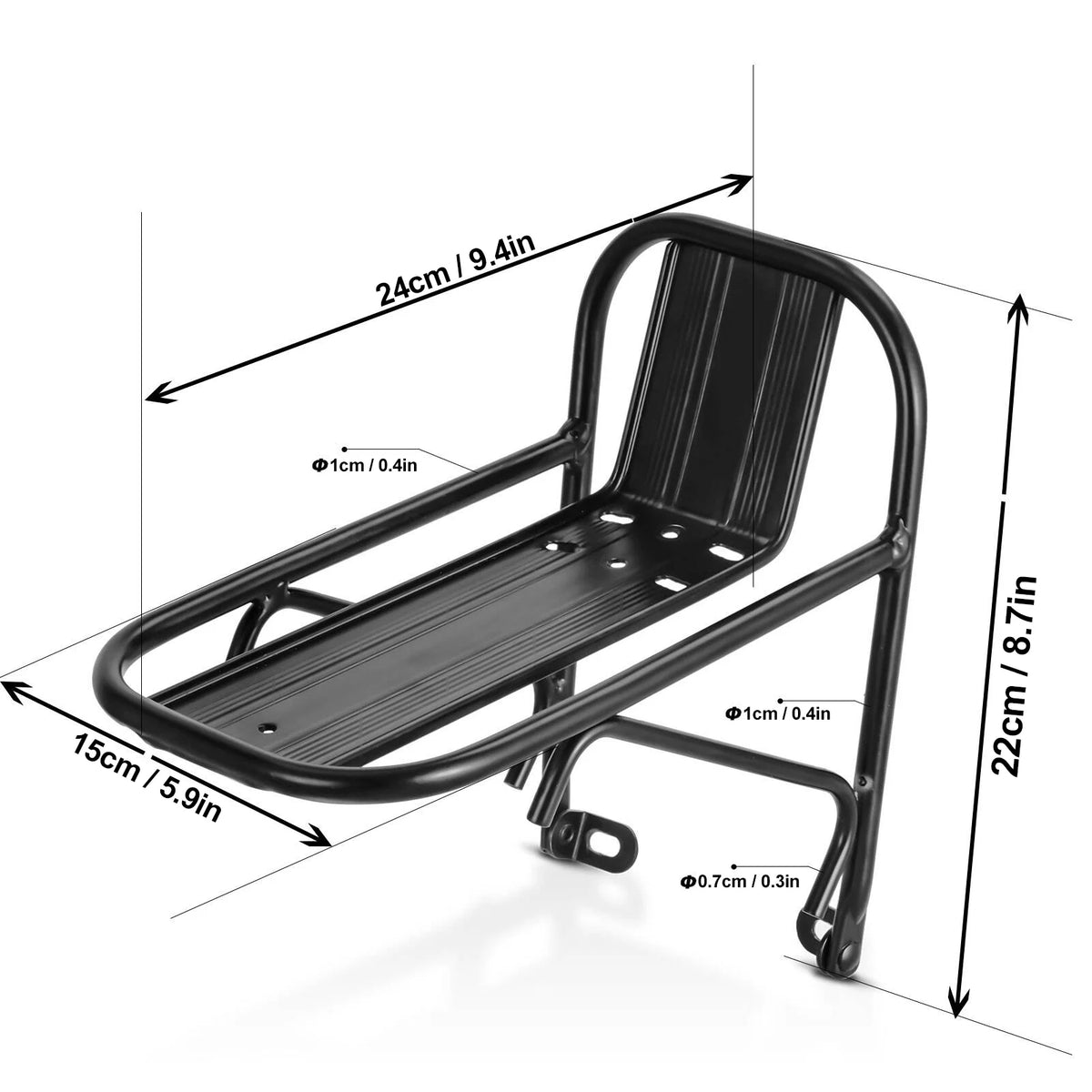 Aluminum Alloy Front Rack and Basket W4525