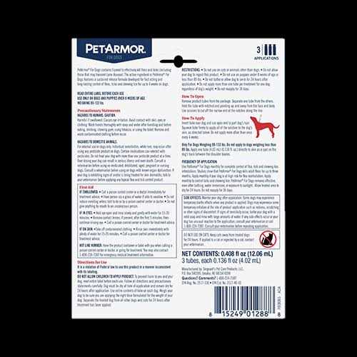Flea and Tick Treatment for Small Dogs E31112