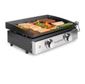 2-Burner 22'' Tabletop Griddle with Stainless Steel Front U7480