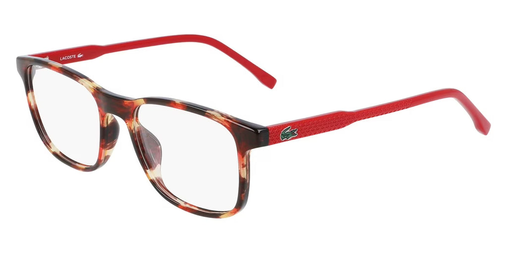 Havana/Red Full Rim Rectangle Eyeglasses X462154
