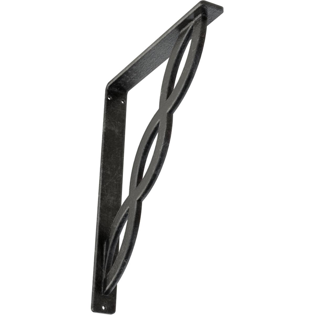 Wrought Iron Bracket Antiqued Silver U902503