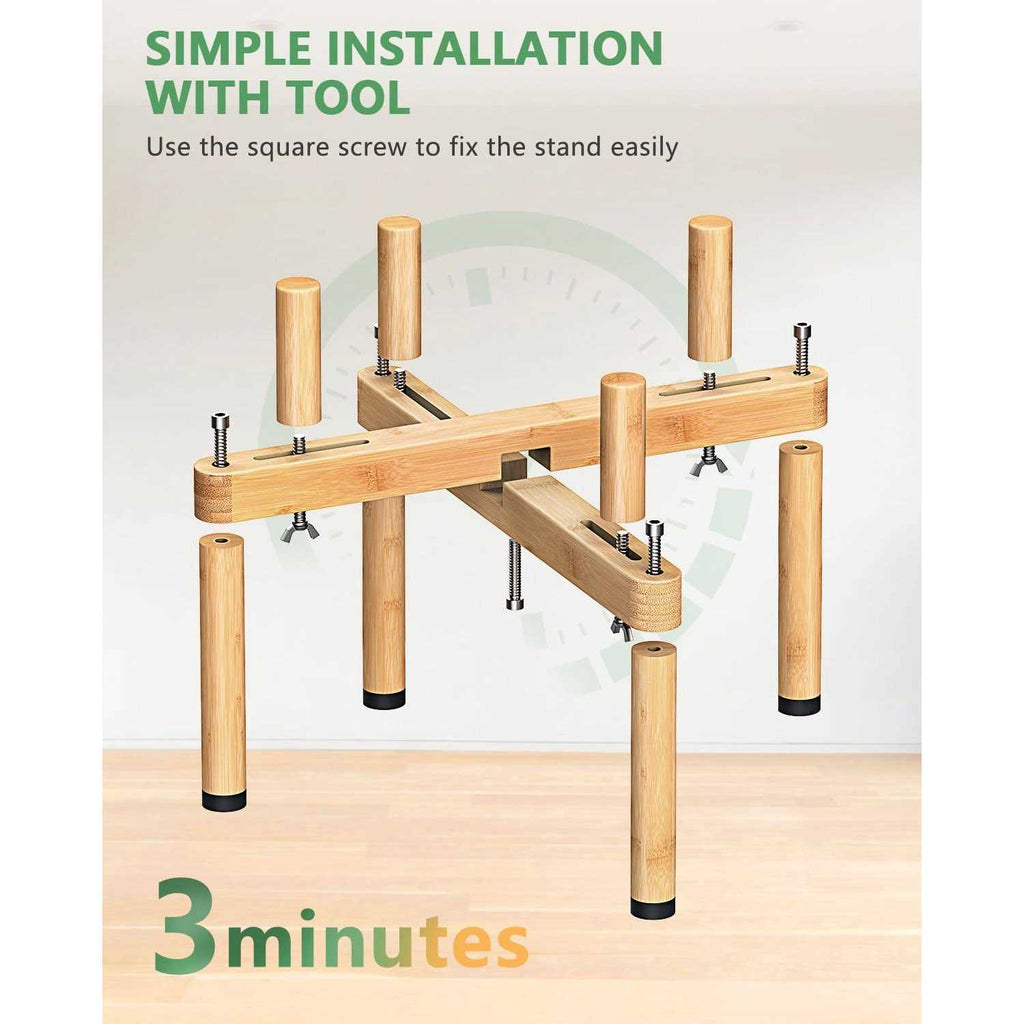Adjustable Elevated Dog Bowl Stand B105