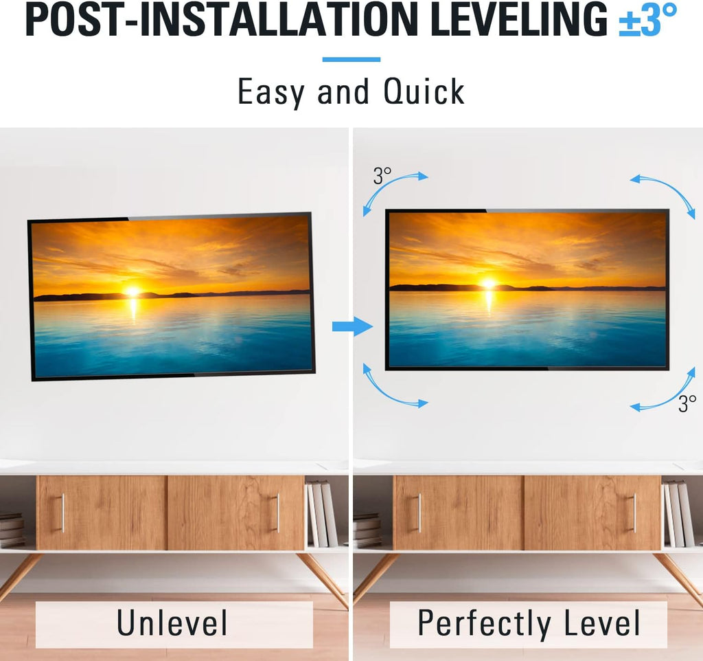 Full Motion TV Wall Mount for 26-55 Inch LED LCD Plasma Flat Screen TV, Swivel Articulating Dual Arms, VESA 400x400mm, 99 LBS, Pack of 2 K7890