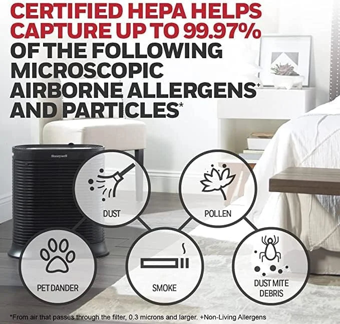 HEPA Air Purifier 310 sq ft D996