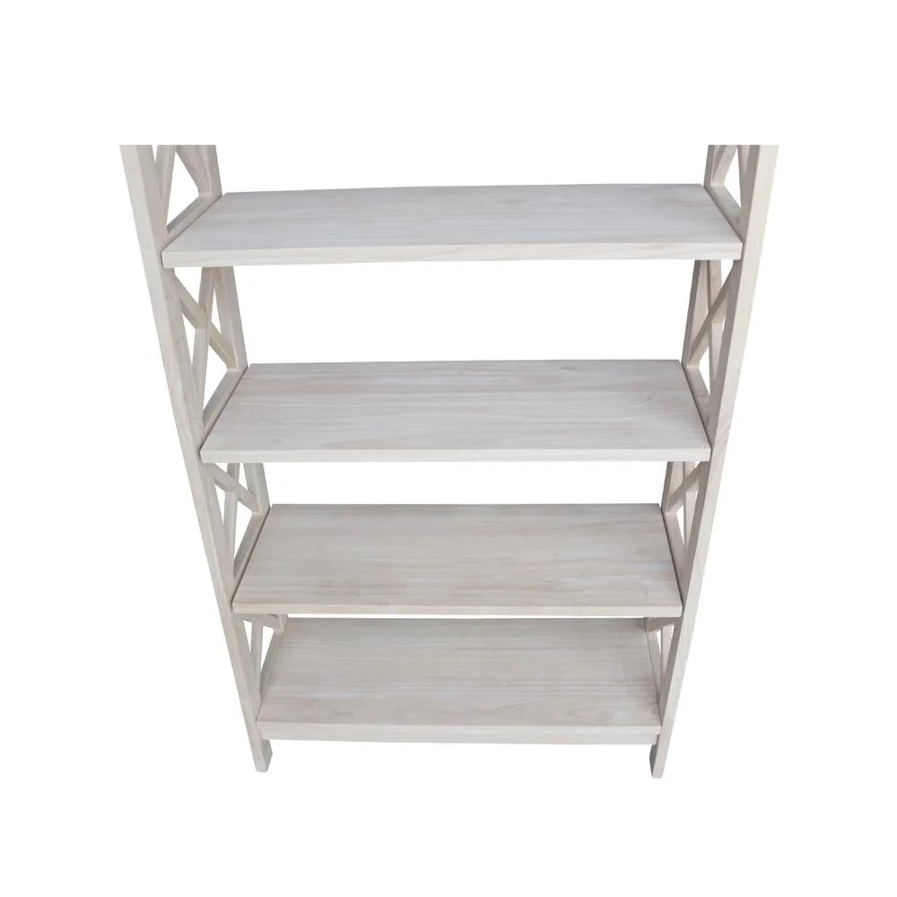 Solid Wood 4 Tier Shelf Unit H6464