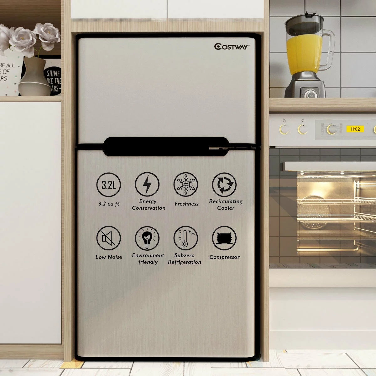 Compact 3.2 cu ft. Refrigerator T197230