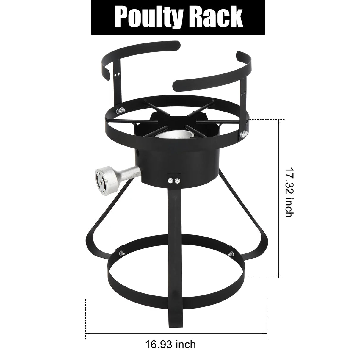 30qt Aluminum Propane Fryer Pot F671