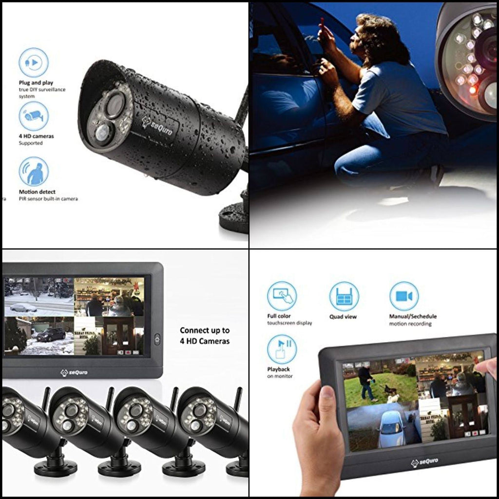 7x22 Touchscreen Wireless Video Surveillance System L9543