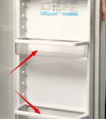 2pcs Refrigerator Door Bin Shelf A555405