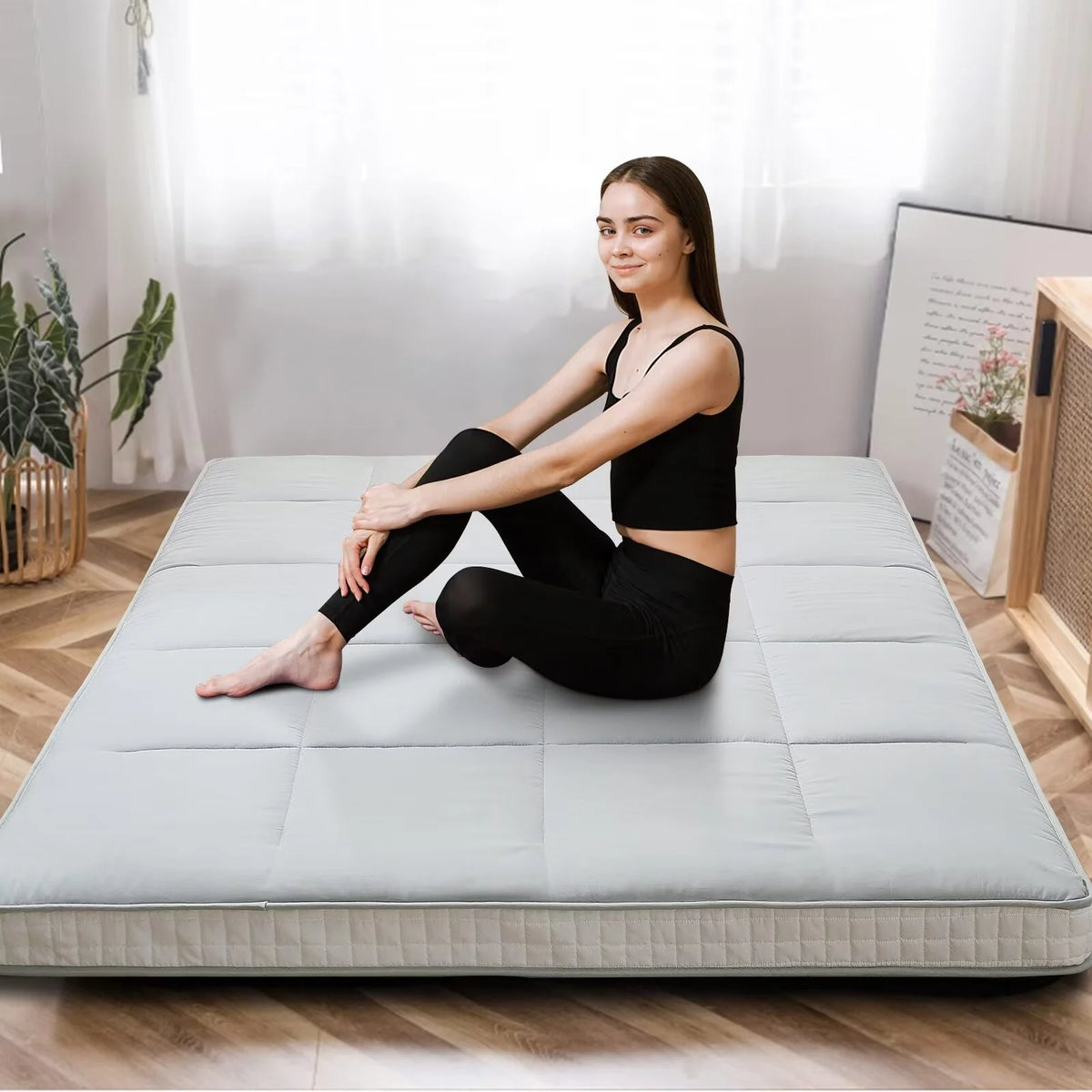 Folding Floor Mattress Twin Size Z746