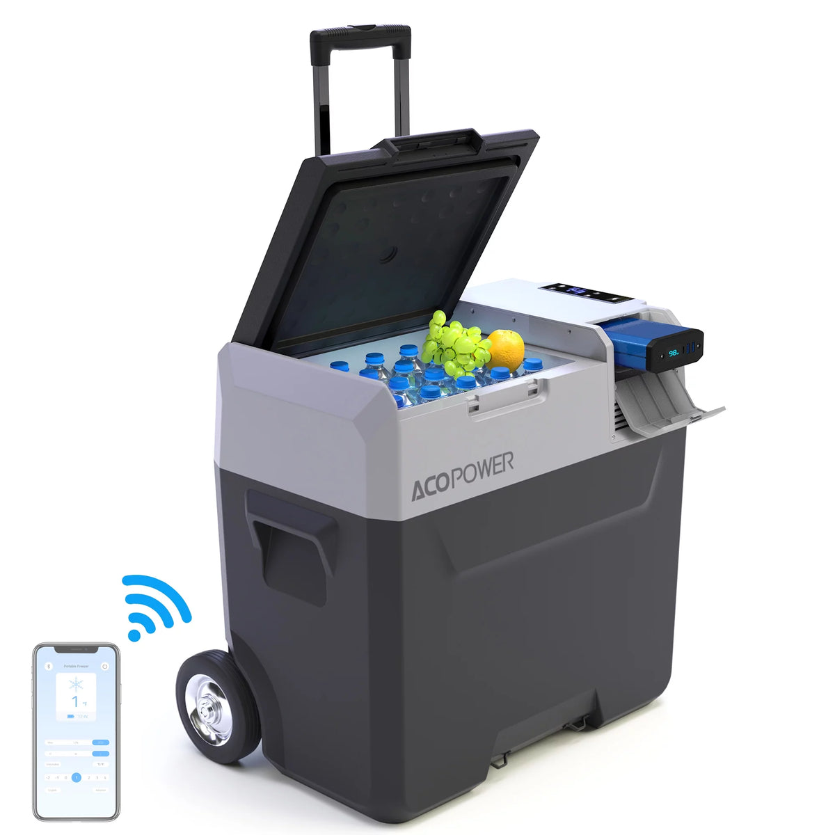 52Qt Portable Car Freezer with APP Control T400835