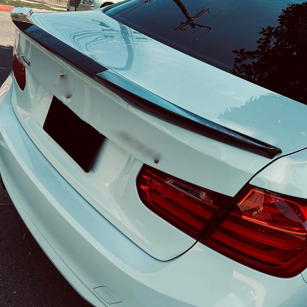 Carbon Fiber Pattern Rear Trunk Spoiler Wing Z96401