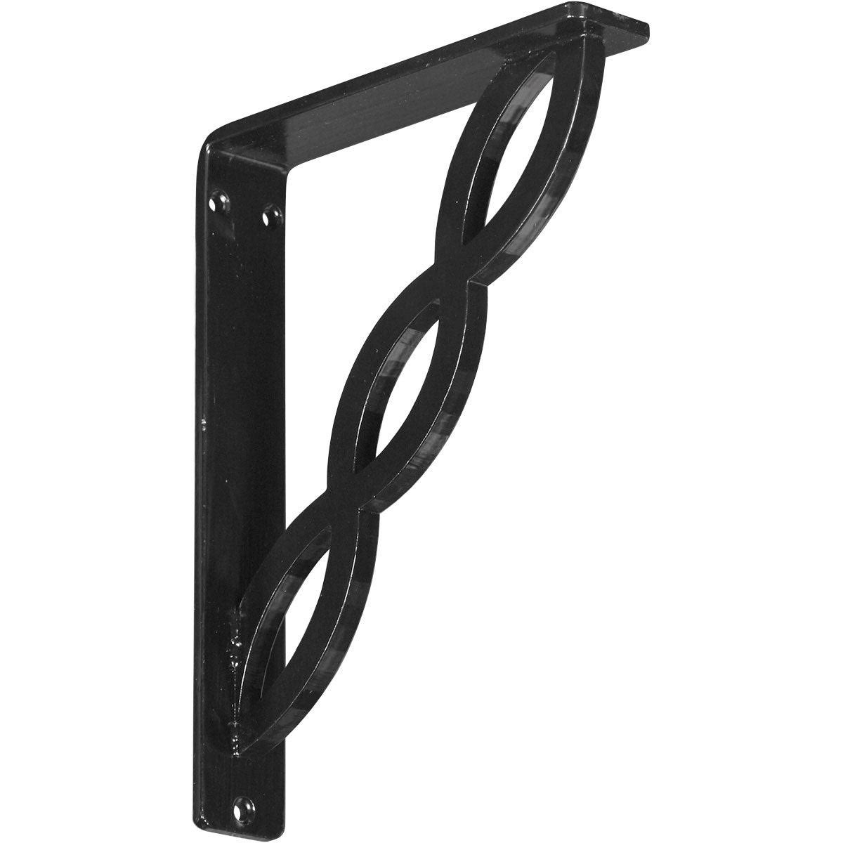 Wrought Iron Bracket Antiqued Silver U902503