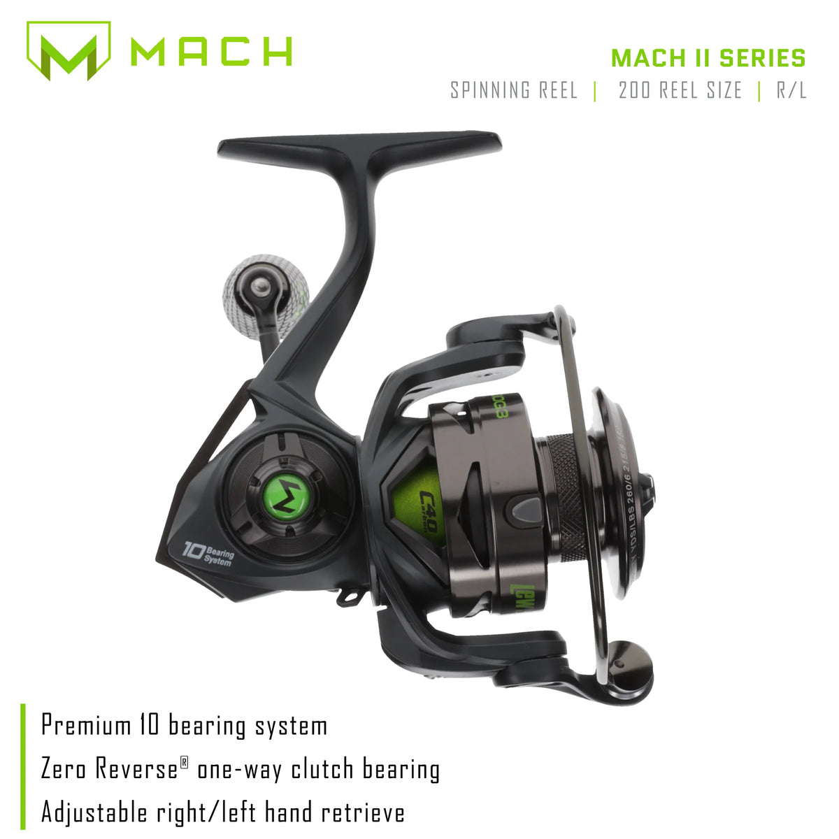 Spinning Reel 9+1 Stainless Steel Ball Bearings Size 400 O5681