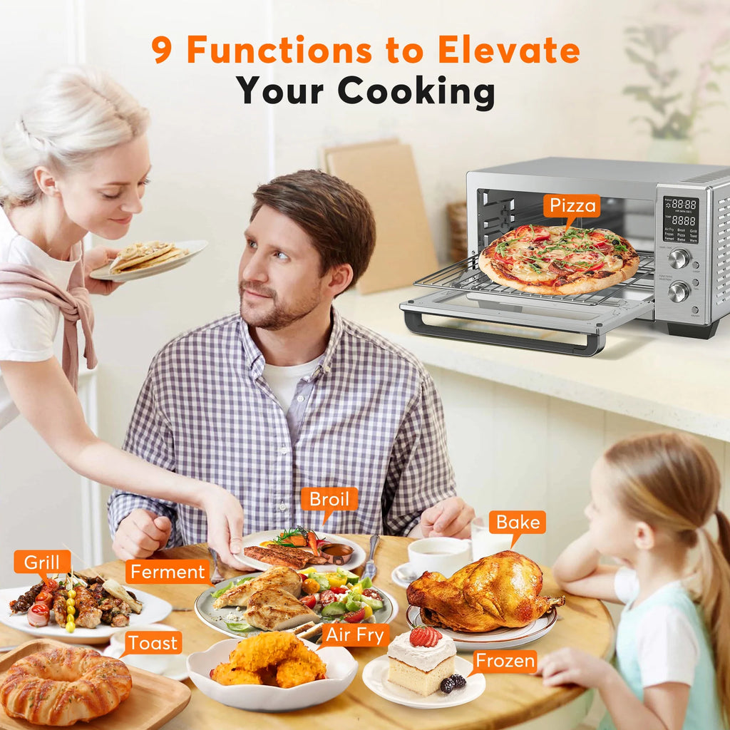 30 Quart Air Fryer Oven with LED Digital Screen B1142