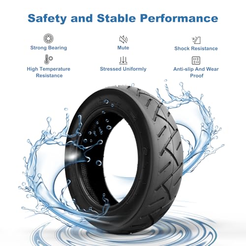 60/70-6.5 & 10x2.5 Pneumatic Scooter Tire and Tube Set of 4 J41634
