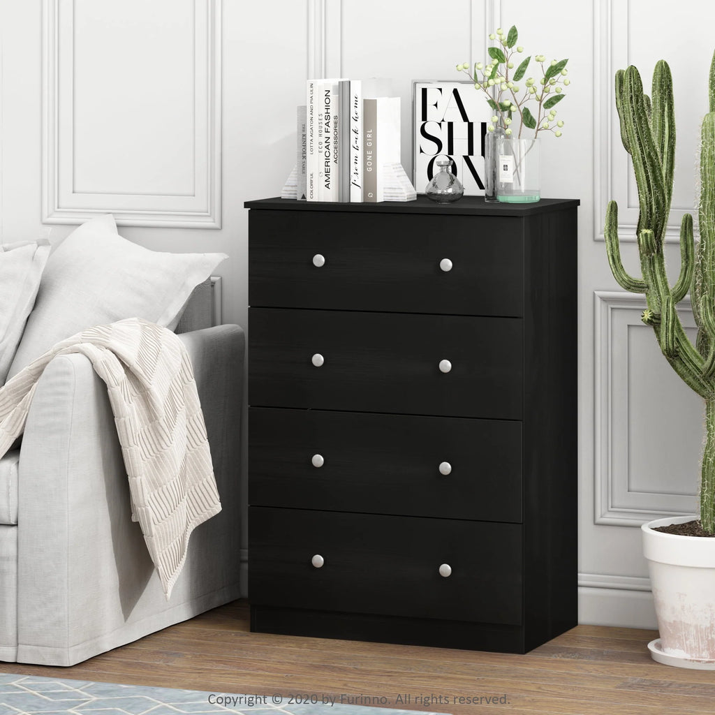 4 Drawer White Dresser P7642