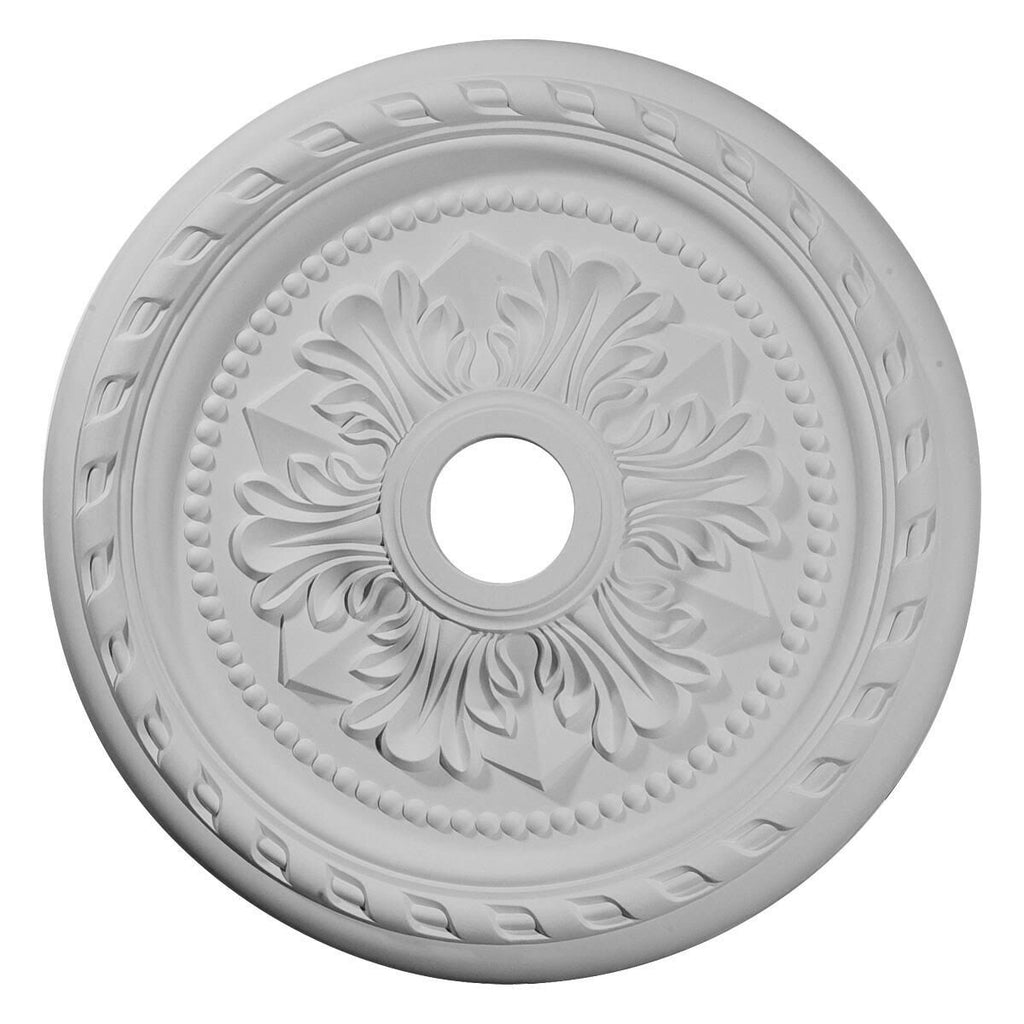 23 5/8 inchod x 3 5/8 inchid x 1 5/8 inchp Hand-Painted Night Shade Ceiling Medallion R688639