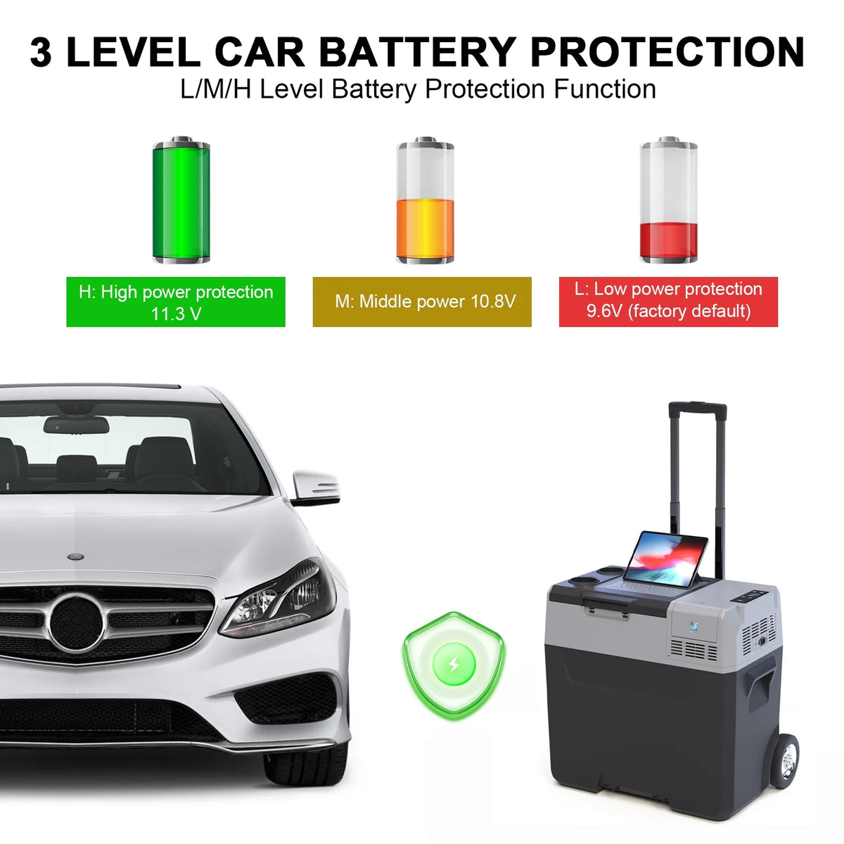 52Qt Portable Car Freezer with APP Control T400835