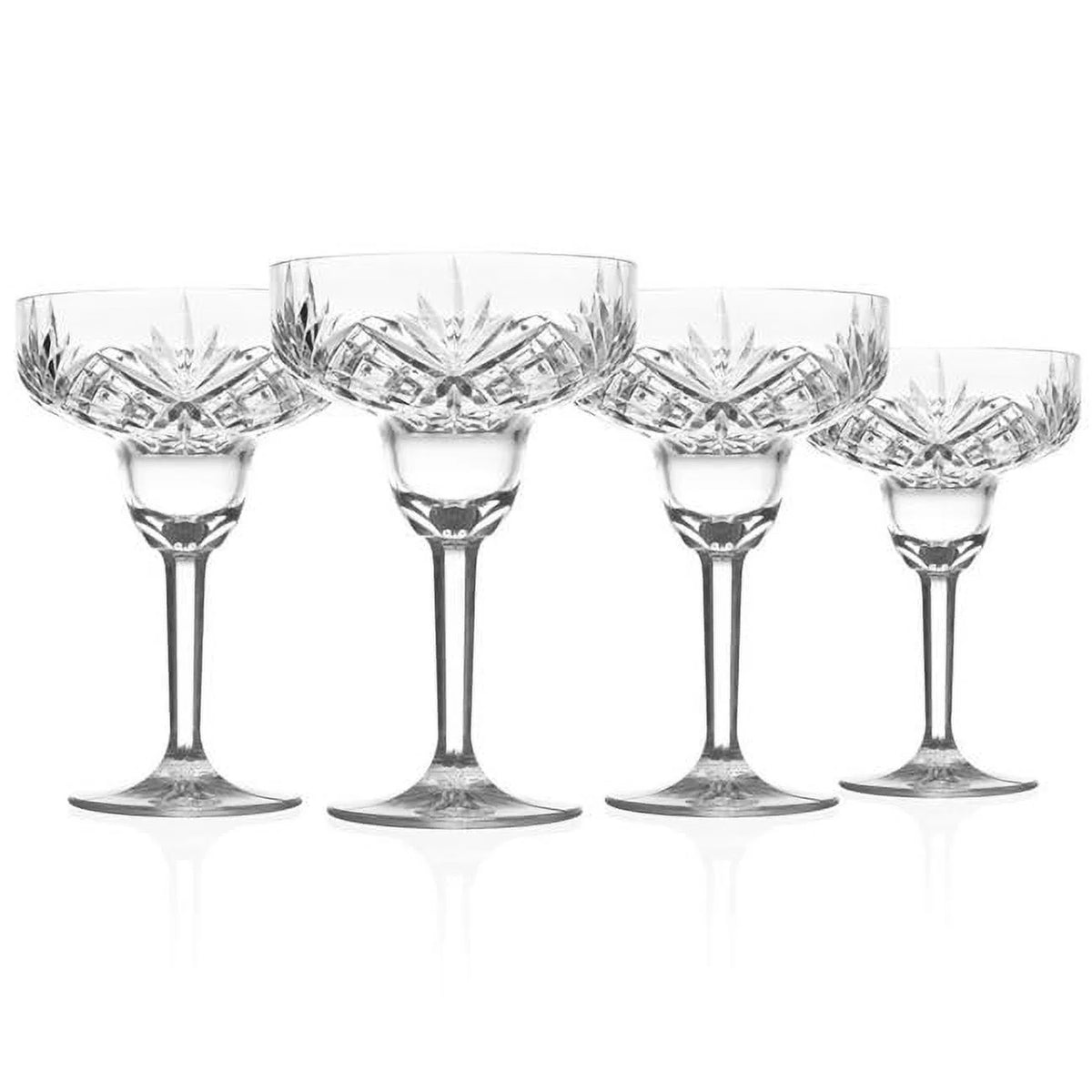 Clear Acrylic Margarita Glass Set of 4 O54652