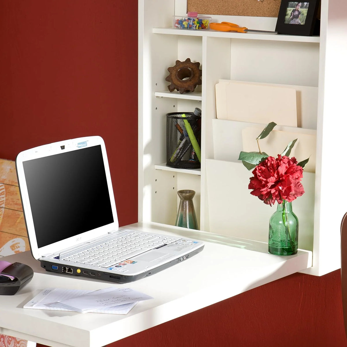 Antique White Convertible Desk G69843