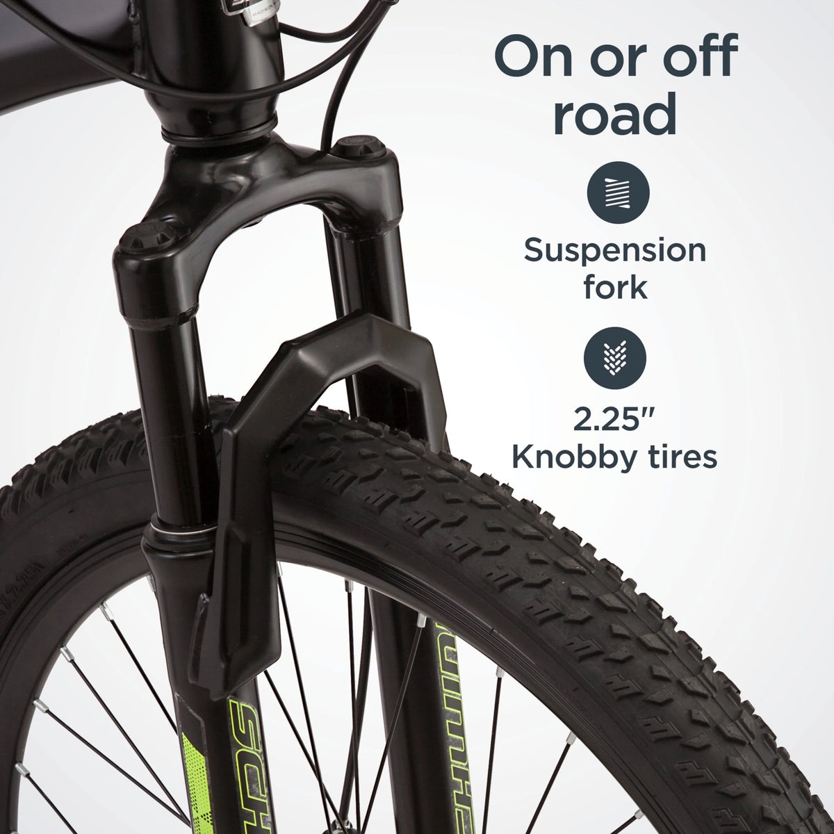 26-inch 21 Speed Black Mountain Bike L5363