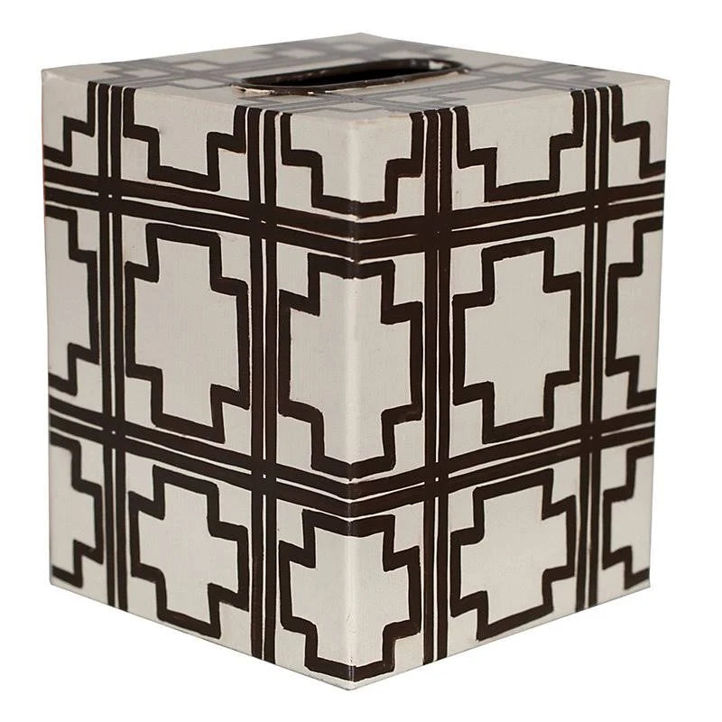 Brown Tissue Box Cover E898