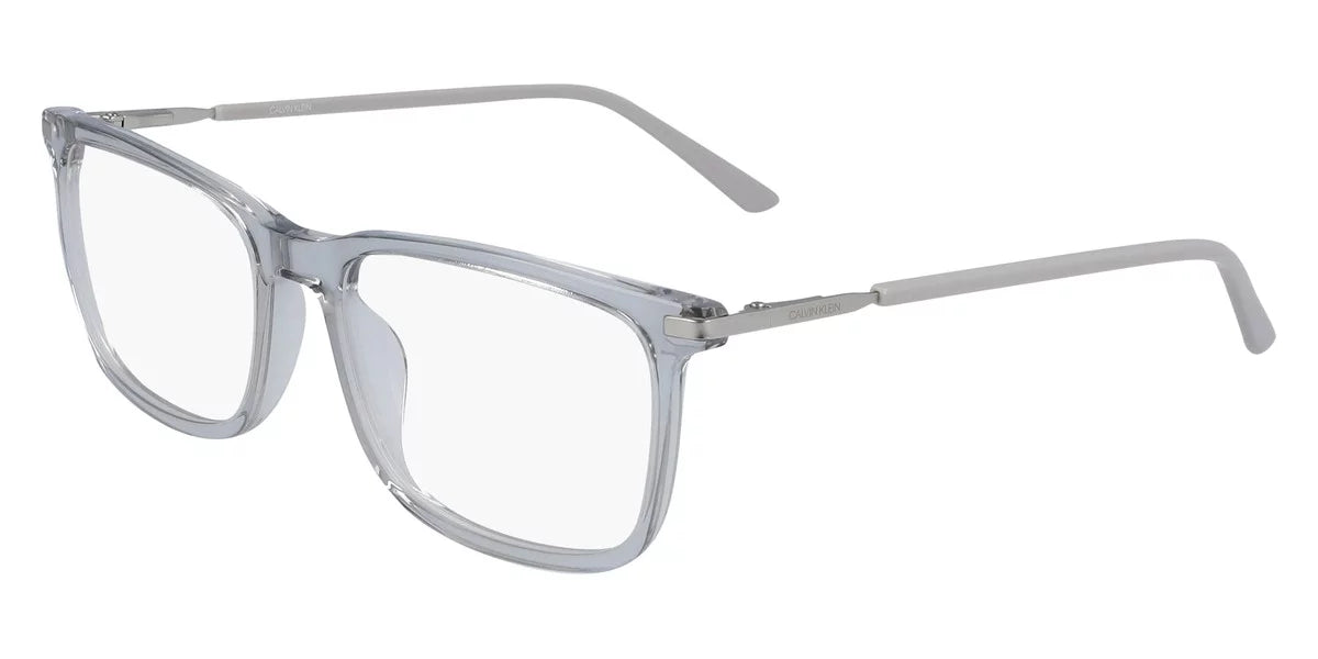 Rectangle Crystal Smoke Eyeglasses F91661